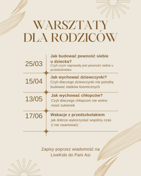 WARSZTATY Z PSYCHOLOGIEM